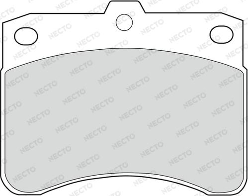 Necto FD6355V - Kit de plaquettes de frein, frein à disque cwaw.fr