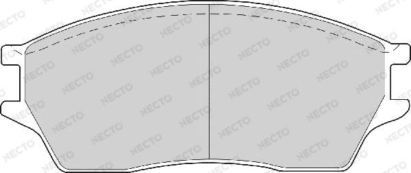 Necto FD6351A - Kit de plaquettes de frein, frein à disque cwaw.fr