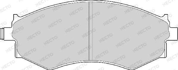 Necto FD6358A - Kit de plaquettes de frein, frein à disque cwaw.fr