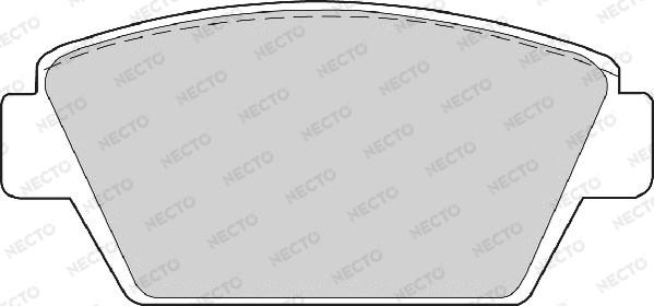 Necto FD6352A - Kit de plaquettes de frein, frein à disque cwaw.fr