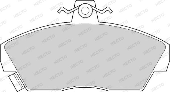 Necto FD6360A - Kit de plaquettes de frein, frein à disque cwaw.fr