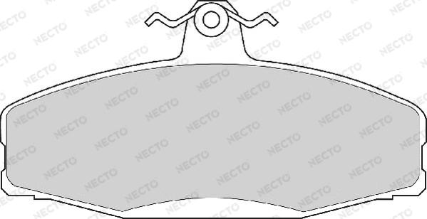 Necto FD6386A - Kit de plaquettes de frein, frein à disque cwaw.fr