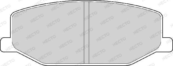 Necto FD6338A - Kit de plaquettes de frein, frein à disque cwaw.fr