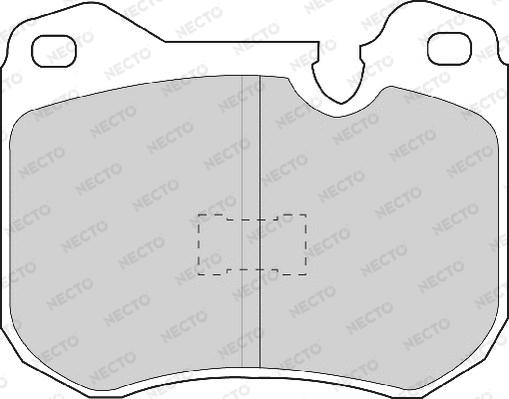 Necto FD6333A - Kit de plaquettes de frein, frein à disque cwaw.fr