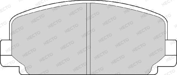 Necto FD6332A - Kit de plaquettes de frein, frein à disque cwaw.fr