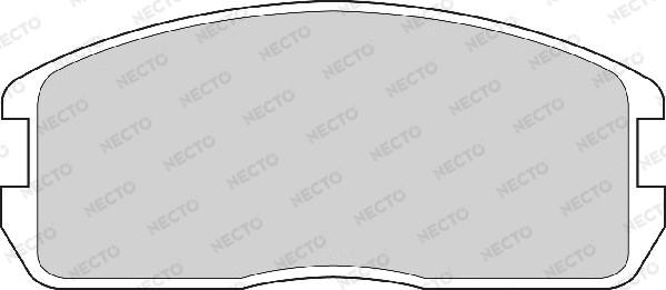 Necto FD6337A - Kit de plaquettes de frein, frein à disque cwaw.fr