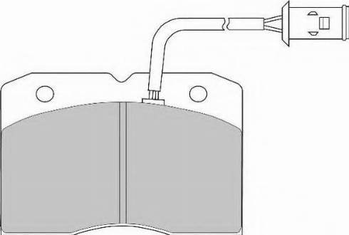 Necto FD6320N - Kit de plaquettes de frein, frein à disque cwaw.fr