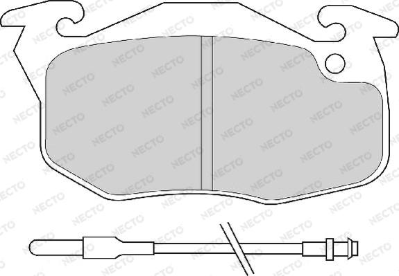 Necto FD6370A - Kit de plaquettes de frein, frein à disque cwaw.fr