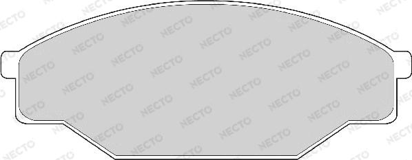 Necto FD6264A - Kit de plaquettes de frein, frein à disque cwaw.fr