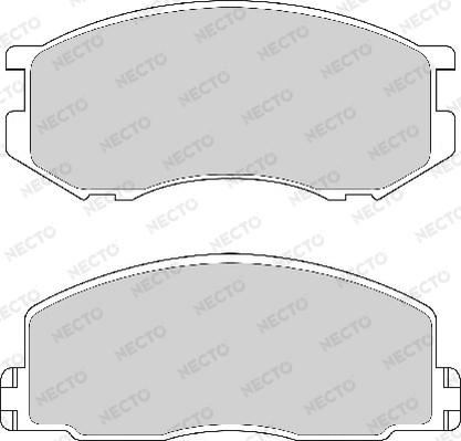 Necto FD6265A - Kit de plaquettes de frein, frein à disque cwaw.fr