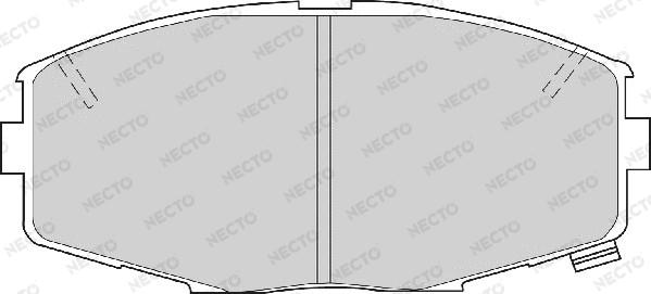 Necto FD6289A - Kit de plaquettes de frein, frein à disque cwaw.fr