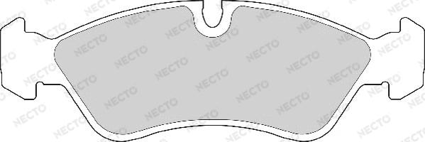 Necto FD6277A - Kit de plaquettes de frein, frein à disque cwaw.fr