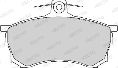 Necto FD6798A - Kit de plaquettes de frein, frein à disque cwaw.fr