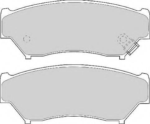 Necto FD6745N - Kit de plaquettes de frein, frein à disque cwaw.fr