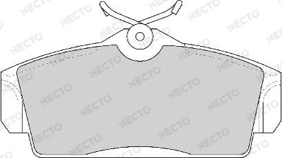 Necto FD6740A - Kit de plaquettes de frein, frein à disque cwaw.fr