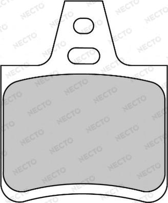 Necto FD6741A - Kit de plaquettes de frein, frein à disque cwaw.fr