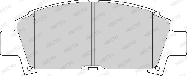 Necto FD6742A - Kit de plaquettes de frein, frein à disque cwaw.fr