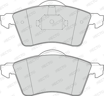 Necto FD6759V - Kit de plaquettes de frein, frein à disque cwaw.fr