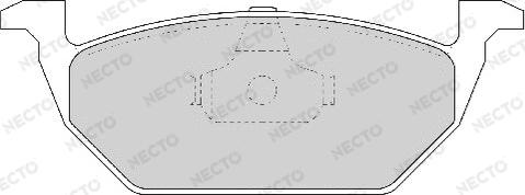 Necto FD6754A - Kit de plaquettes de frein, frein à disque cwaw.fr