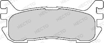 Necto FD6750A - Kit de plaquettes de frein, frein à disque cwaw.fr