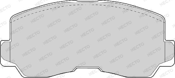 Necto FD6704A - Kit de plaquettes de frein, frein à disque cwaw.fr