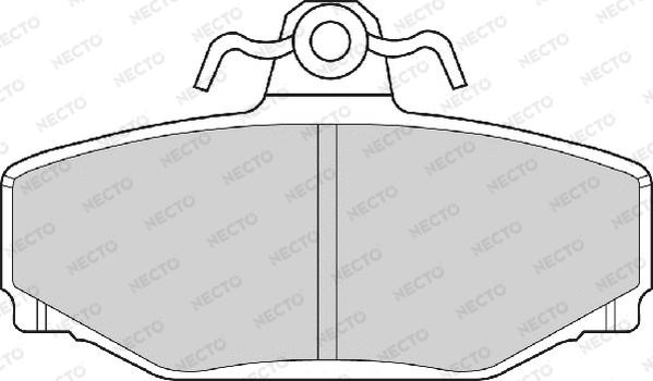 Necto FD6716A - Kit de plaquettes de frein, frein à disque cwaw.fr