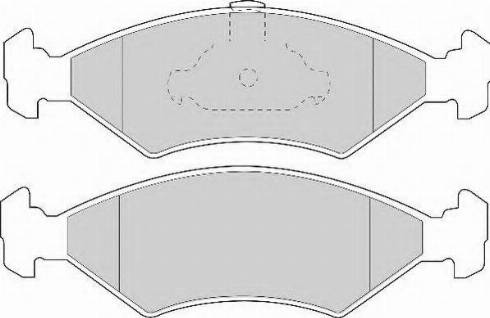 Necto FD6711N - Kit de plaquettes de frein, frein à disque cwaw.fr