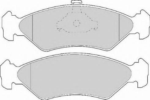 Necto FD6712N - Kit de plaquettes de frein, frein à disque cwaw.fr