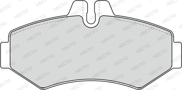 Necto FD6784V - Kit de plaquettes de frein, frein à disque cwaw.fr