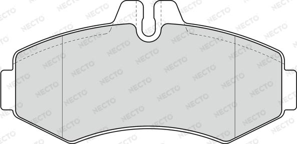 Necto FD6782A - Kit de plaquettes de frein, frein à disque cwaw.fr