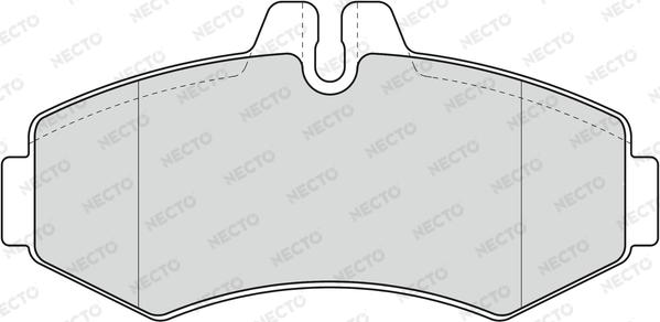 Necto FD6782V - Kit de plaquettes de frein, frein à disque cwaw.fr