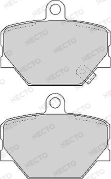 Necto FD6774A - Kit de plaquettes de frein, frein à disque cwaw.fr