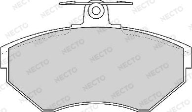 Necto FD6777A - Kit de plaquettes de frein, frein à disque cwaw.fr