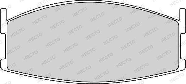 Necto FD844A - Kit de plaquettes de frein, frein à disque cwaw.fr