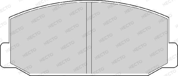 Necto FD847A - Kit de plaquettes de frein, frein à disque cwaw.fr