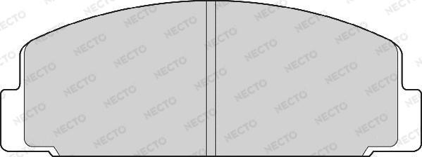 Necto FD869A - Kit de plaquettes de frein, frein à disque cwaw.fr