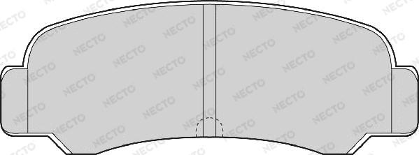 Necto FD862A - Kit de plaquettes de frein, frein à disque cwaw.fr