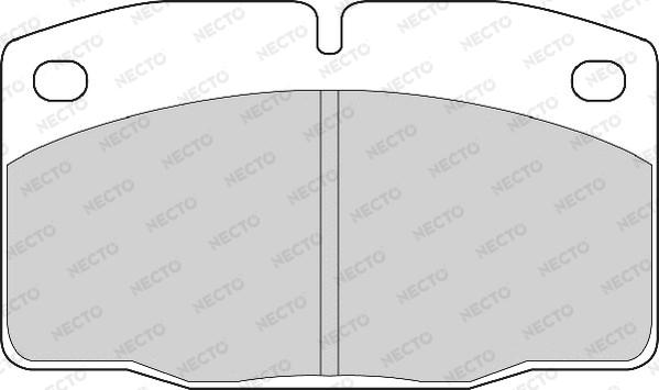 Necto FD817A - Kit de plaquettes de frein, frein à disque cwaw.fr