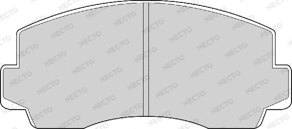 Necto FD881A - Kit de plaquettes de frein, frein à disque cwaw.fr