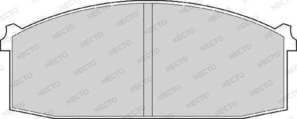 Necto FD838A - Kit de plaquettes de frein, frein à disque cwaw.fr