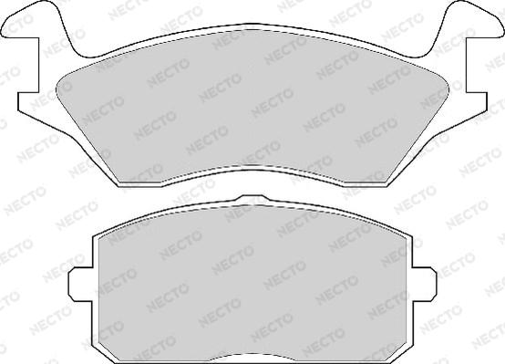 Necto FD833A - Kit de plaquettes de frein, frein à disque cwaw.fr