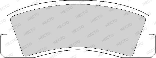 Necto FD825A - Kit de plaquettes de frein, frein à disque cwaw.fr