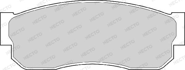 Necto FD875A - Kit de plaquettes de frein, frein à disque cwaw.fr