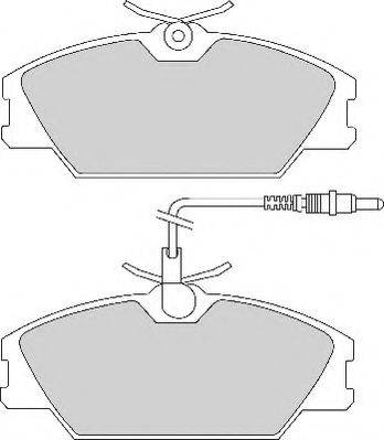 Necto FD2112E - Kit de plaquettes de frein, frein à disque cwaw.fr