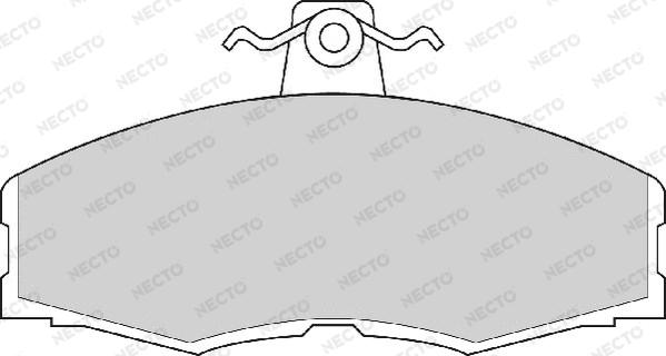 Necto FD213A - Kit de plaquettes de frein, frein à disque cwaw.fr