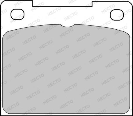 Necto FD230A - Kit de plaquettes de frein, frein à disque cwaw.fr