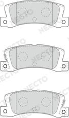 Necto FD7461A - Kit de plaquettes de frein, frein à disque cwaw.fr