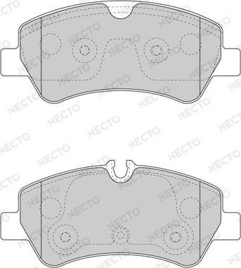 Necto FD7597V - Kit de plaquettes de frein, frein à disque cwaw.fr