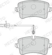 Necto FD7549A - Kit de plaquettes de frein, frein à disque cwaw.fr