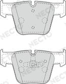 Necto FD7551A - Kit de plaquettes de frein, frein à disque cwaw.fr